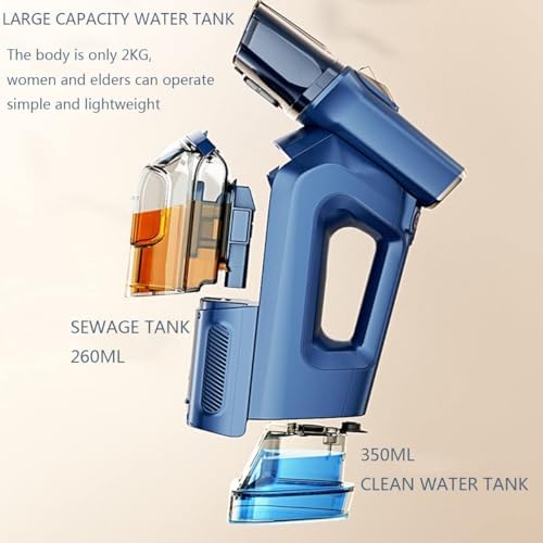 Cordless Handheld Carpet Washer8500Pa Powerful Cleaning for Sofa Curtain Carpet and Car Seat Cleaning