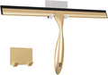 Shower Squeegee for Doors &amp Windows All-Purpose Stainless Steel 14 Inch Golden