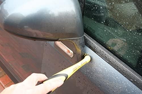 Vehicle Detailing Set - High Power Car Cleaning Brush - Includes 4 Brush Heads - Suitable for Interior &amp Exterior - Ideal for Cars Bikes and Motorhomes - AA Batteries Included