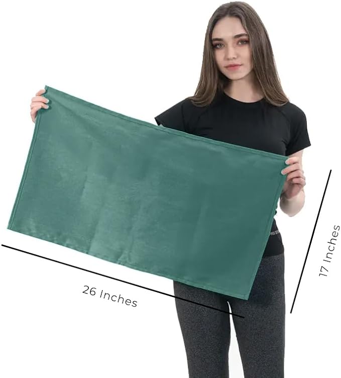 Avalon Towels Surgical Huck Towels (Pack of 24) Size 17x26 Inches 100% Cotton Cleaning Cloths Multi-Purpose Perfect for Hospitals and Home (Green)