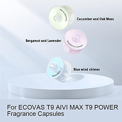 9 Pack Fragrance Capsule Air Freshener Replacement for Deebot T9 T9 MAX T9 Power T9 AIVI Accessory