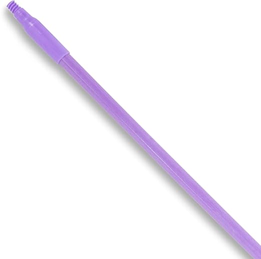 SPARTA 41225EC68 Fiberglass Broom Handle Mop Handle Replacement Handle With Acme Threaded Tip For Commercial Cleaning 48 Inches Purple