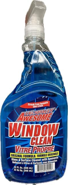 Generic Window Clean- Awesome lot of 2- Spray btl (32 Fl ozs) Refill (64 Fl oz)