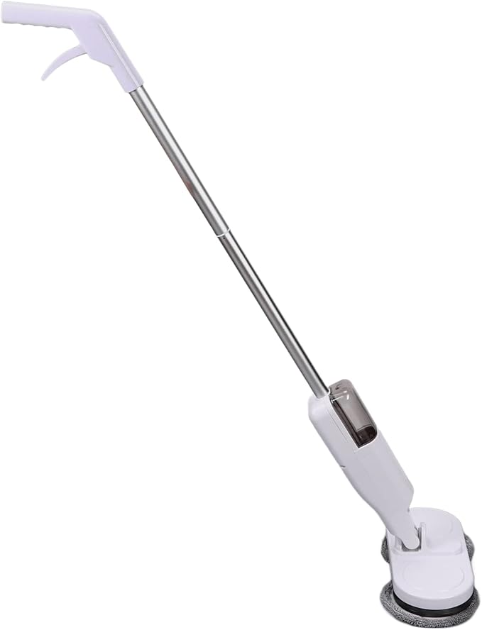 Electric Mop Cordless Floor Cleaner Wet Dry Multipurpose USB Charging High Speed Rotation 1000RPM - Long Battery Life Lightweight Design Ideal for Home and Office