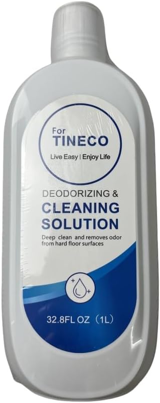 Compatible with TINECO Hard Floor Original Cleaning &amp Deodorizing Solution 32.8 Fluid Ounces (1L) Deep Stain Removal Long Lasting Deodorizing Multi-Purpose Cleaner(2pcs)