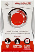 dryrel at-Home Dry Cleaner Starter Kit. Dry-Cleaner 6 Count In 1 Box. - At-Home Dry Cleaning Kit - 6 Cleaning Cloths with Stain Remover &amp Wrinkle Release Spray | Refresh System to Clean