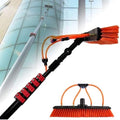 Glass Cleaning Brush Home Water Fed Telescopic Pole Kit Solar Panel Brush Rotating for Photovoltaic Panel20FT Telescopic Window Cleaning Pole with Water Fed Brush - Extendable Cleaner for C