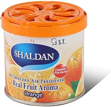 My Shaldan 6 pack Assorted Scent Car Air Freshener (Apple Lemon Lime Peach Orange Squash Scents) and Black Ice Little Tree
