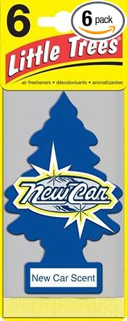 Little Trees New Car Scent Air Freshener (Pack of 6)