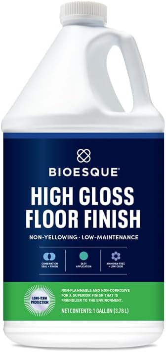 Bioesque High Gloss Floor Finish 1 Gallon (Pack of 4)