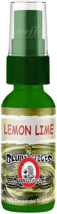 Blunteffects 100% concentrated Air Freshener Oder Neutralizing Spray 50 Count box (Lemon Lime)