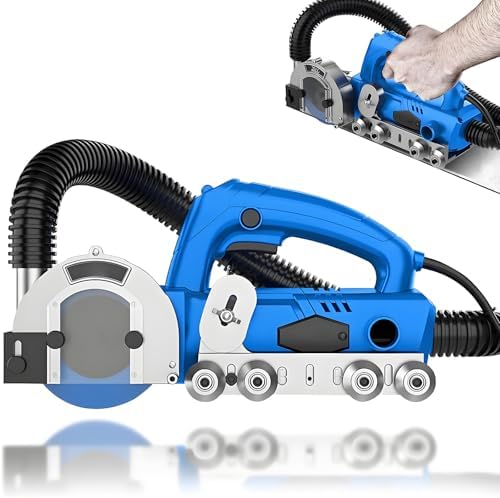 Electric Tile Joint Cleaning Machine - Dustless Seam Cleaner with Transparent Cover for Household Floor and Wall Gaps