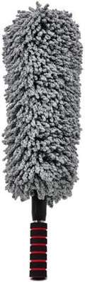 Soft Microfiber Car Duster Long Unbreakable Extendable Handle Dust Cleaning Brush Duster for Car Truck SUV RV and Motorcycle Car Interior Exterior Accessories
