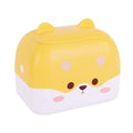 GERRIT Simple Desktop Trash can Cute Plastic Waste bin Rectangular Mini Wastebasket with lid Tissue Box Bathroom Bedroom Home Office Practical