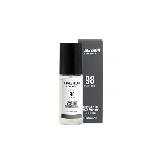 W.Dressroom Dress &amp Living Clear Perfume Spray Set of 2 – No.50 Green Apple + No.98 Secret Musk | Room &amp Fabric Spray Odor Eliminating Hypoallergenic Fragrance Mist Travel Size Perfume Gift