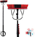 Water Fed Telescopic Brush Length Water Fed Brush Photovoltaic Panel Cleaning Window Clean Suitable for Window Glass Solar Panel35cmbrush-39.4FT/12M55cmbrush-19.7FT/6M