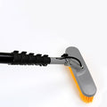 Topenergy Solar Panel Cleaning Brush and Pole Kit 12Ft Extendable Water Fed Pole Kit Outdoor Window Cleaner Tool for Solar Panel Window Roof RV Glass House Washing