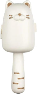 Cat Shape Hair Remover Roller Tearable Adhesive Paper Removal Roller Pets Home Sticky Hair Cleaning Brush ﻿(White)