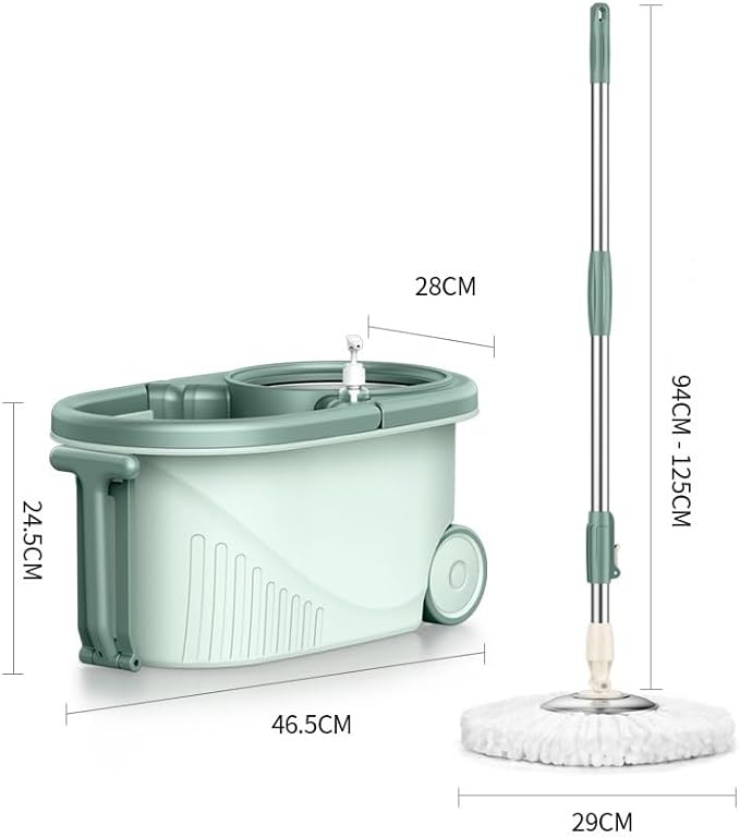 Mop Bucket Rotating Household Drive Swing Dry No Hand Wash