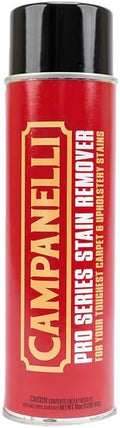 Campanelli Pro Series Stain Remover Point &amp Spray Carpet &amp Upholstery Cleaner for Pet Stains &amp Odors Food Stains Wine Coffee Dirt and More! – 18oz Aerosol