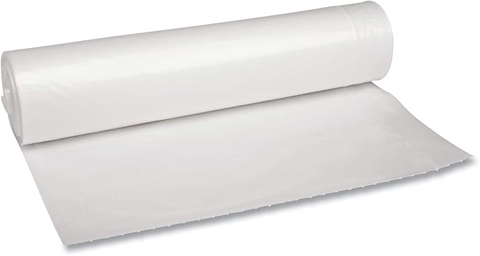 Extra Heavy-Duty 45 Gallon Clear Trash Bags 1.1 Mil Heavy Duty Garbage Bags 40 x 46 100 Count