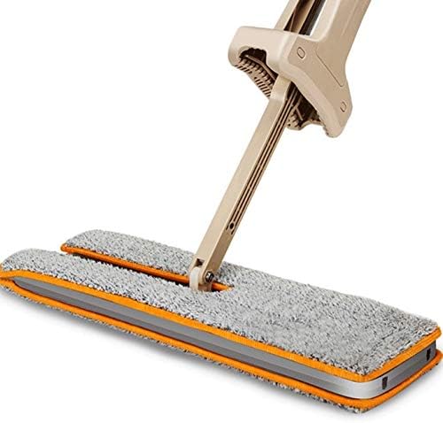 Double Sided Non Hand Washing Flat Mops Wooden Floor Mop Dust Push Mop withReplace Cloth Home Cleaning Tools