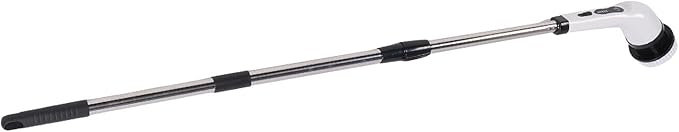 Electric Bath Scrubber Cleaner with Interchangeable Heads for Bathroom Kitchen Cars Floors Telescopic Handle