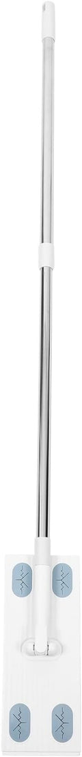 Luxshiny Electrostatic Dust Mop with Telescopic Handle Flat Floor Cleaning Mop for Household Dust Removal Convenient No-wash Cleaning Tool for Hardwood and Tile Floors