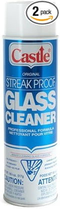 Castle C2003 Streak Proof Glass Cleaner 2-Pack