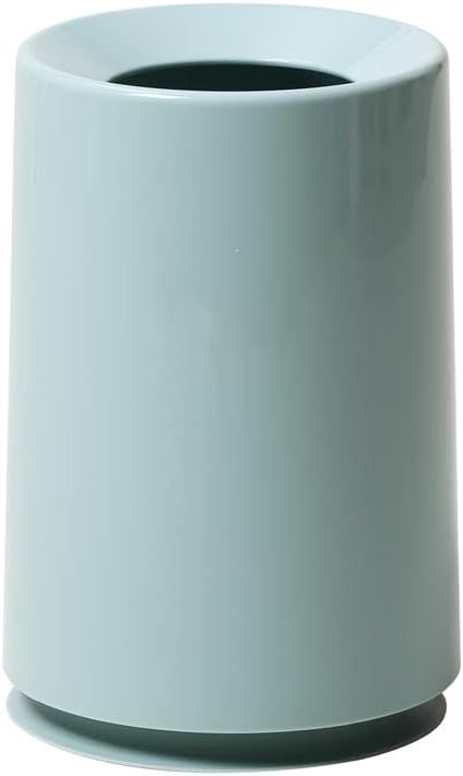 ideaco Round Trash Can 2.1 gal (6 L) Diameter 7.9 x Height 11.8 inches (20 cm) x Height 11.8 inches (30 cm) TUBELOR Light Blue (Tubular Light Blue)