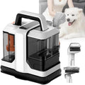 Portable Carpet Cleaner with Dual Brush Head Efficient Stain Remover for Carpets Stairs Upholstery &amp Car Seats 800ml Tank