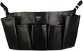 American Supply 5-Pocket Trash Can Caddy Bag – Heavy-Duty Organizer for 32-55 Gallon Round Trash Bins | Janitorial Cleaning Tool Pouch (Black)