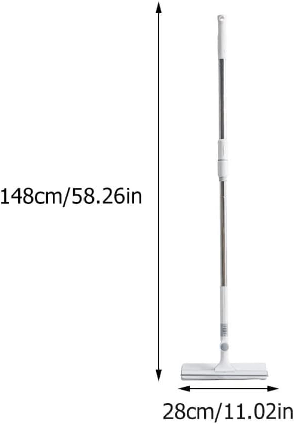 Telescopic Window Cleaning Wiper Dual-Sided Scraper 180° Rotary Mop Multi-Purpose Glass Cleaner for Indoor/Outdoor Use Suitable for Home and Office