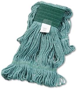 Super Loop Wet Mop Head- Cotton/Synthetic- Medium Size- Green