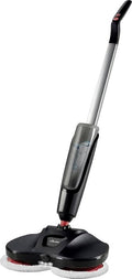 Vileda Looper Electric Spray Mop for Effortless Cleaning in Corners and Under Furniture Spray Function to Regulate Water Amount 35 Minutes of Battery Life Black