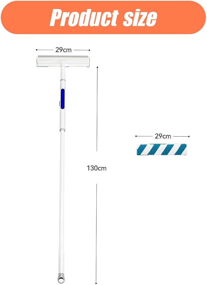 Squeegee for Window Cleaning with Spray 2025 Upgrade Dual Side Mist Retractable Window Cleaner Spray Window Cleaning Brooms 3 in 1 Household Squeegees Window Cleaning Tool Kit