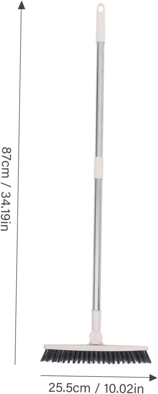 Gatuida 2pcs Floor Scrub Brush Handle Stiff Bristle Cleaning Tool for Window Grooves Corners and Floor Gaps Versatile Shower and Bathroom Cleaner for Hard Reach Areas