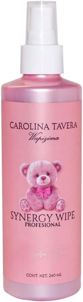 Wapizima Carolina Tavera Synergy Wipe Professional Nails Care Spray Pink 240ml
