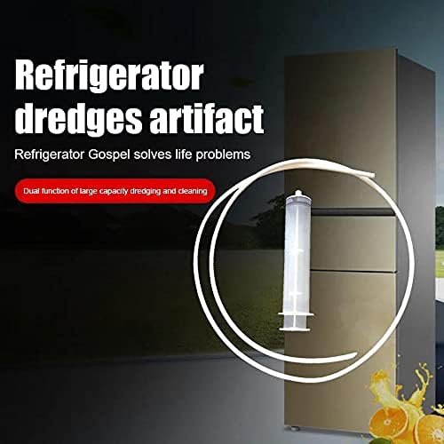 Fridge Drain Hole Remover Cleaning Tool Kit Reusable for Home Refrigerators Quick Clean BJStore - (Color: 2pcs)