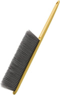 Whisk Broom Hand HeldHand BrushSoft Cleaning Brush Hotel Family Clothes Dust Hair Sofa Bed Sheets Bedspread Carpet Cleaning Can be Washed Repeatedly(Yellow)