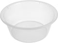 Transparent Foot Washing Basin Plastic Wash Tub 11.4 Inch Clear Basin for Home and Salon Foot Care and Face Cleaning