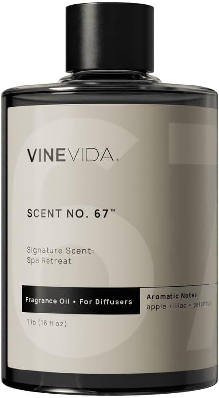 VINEVIDA [16 Fl Oz] Spa Retreat Fragrance Oil for Cold Air Diffusers - Essential Oils for Diffuser Oil Refill &amp Air Freshener Room Spray