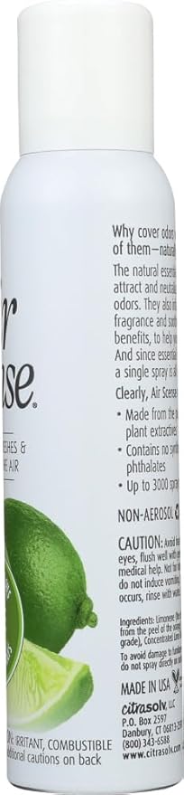 New - Air Scense Air Freshener - Lime - Case of 4 - 7 oz