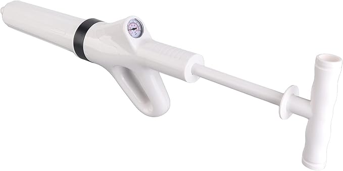 Toilet Plunger Heavy Duty Drain Clog Blaster High Pressure Air Drain Blaster Cleaner High Efficient Powerful Pneumatic Dredge Equipment for Unclogging of Pipes Closers Pipes Sewers