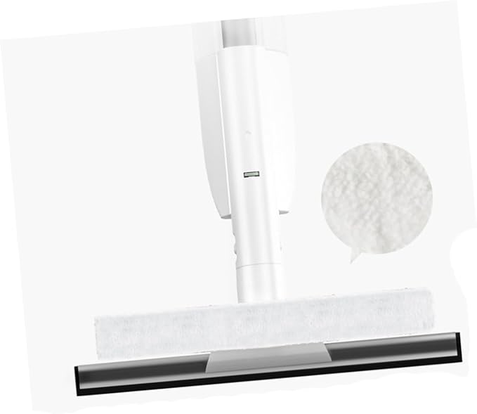 NOLITOY Double-Sided Window Cleaning Brush with Water Spray Long Handle for High-Rise Building Use Professional Microfiber Cloth Efficient Window Scrubber for Home and Outdoor Cleaning