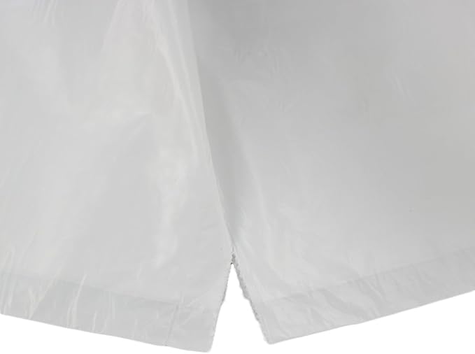 Ggbin 18 Gallon Large Trash Bags White Kitchen Garbage Bags 80 Counts Lawn and Leaf bags