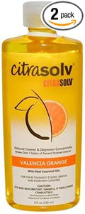 2 Packs of Citrasolv Natural Cleaner And Degreaser Valencia Orange - 8 Fl Oz by Citra Solv