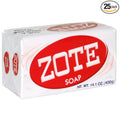 Zote Soap Laundry Bar 14.11-Ounce 25 Pack Unscented