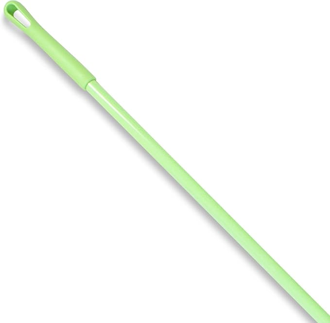 SPARTA Fiberglass Broomstick Replacement Broom Handle with Acme Threaded Tip for Industrial Cleaning Tools Fiberglass 60 Inches Lime