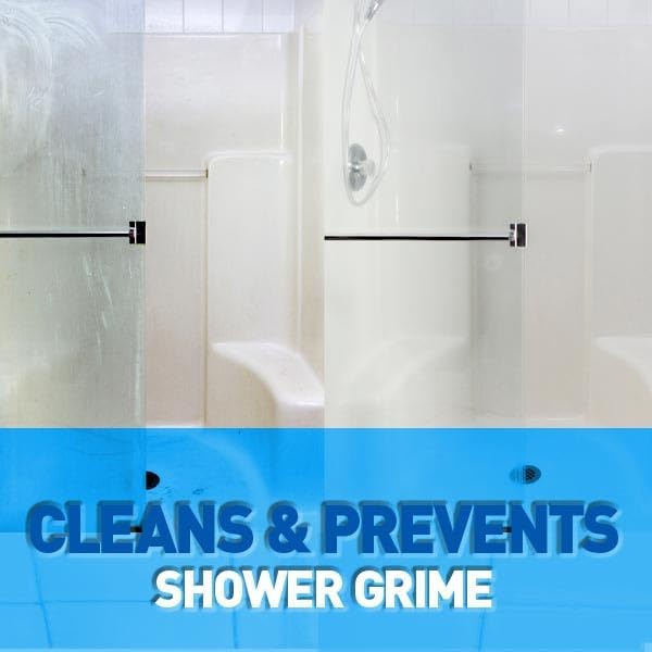 Wet &amp Forget Shower Cleaner Spray Fragrance-Free Weekly Bathroom Cleaner No Scrubbing Needed Bleach-Free Multi-Surface Bathroom Spray Cleaning Supplies Essential. 64 fl oz
